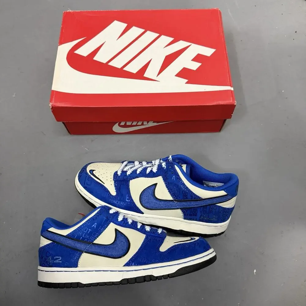 Nike Dunk Low Jackie Robinson GS 6Y DV2203-400 Racer Blue